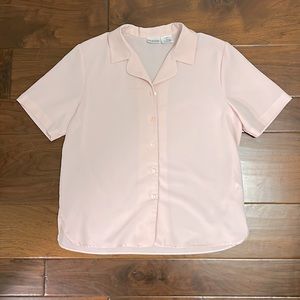 Liz Baker Essentials Pale Pink Blouse